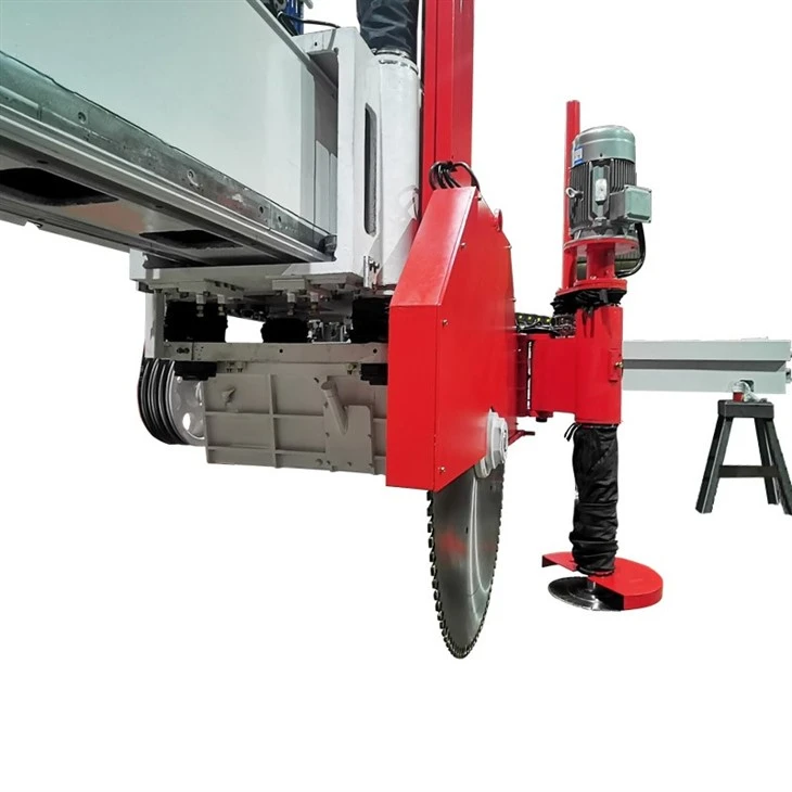 Double Blade Marble Stone Block Cutting Machine